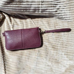 NWOT Joy Susan Burgundy Wristlet/Crossbody